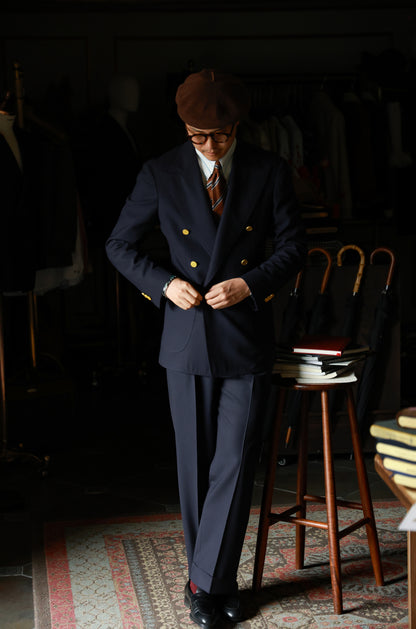 "Ink Sea Blue" suit trousers 