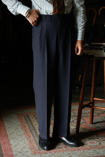 "Ink Sea Blue" suit trousers 