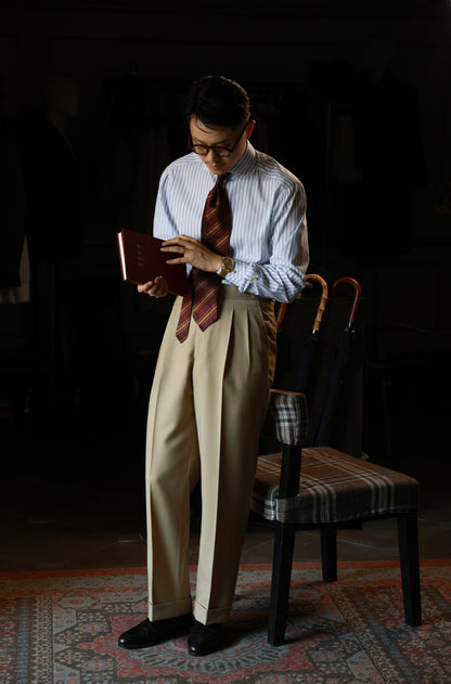 "Autumn Apricot Forest" suit trousers 