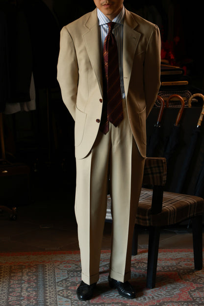 "Autumn Apricot Forest" suit trousers 