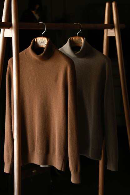 "Charcoal Latte" Turtleneck Sweater