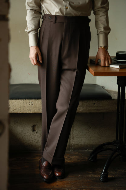 Brown Forest Suit Trousers 