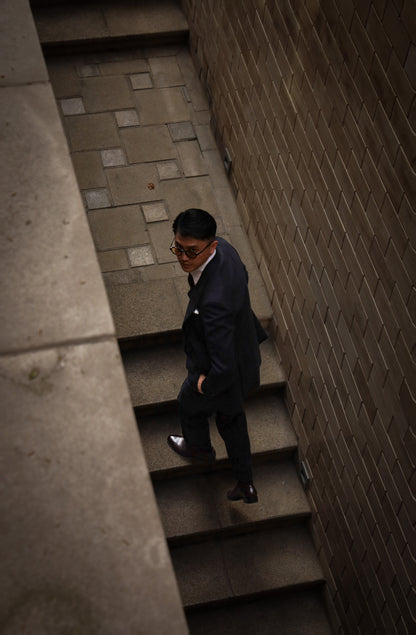 Midnight Blue Stripe Suit Trousers 