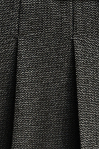 "Tea Grey Wheat Ear Pattern" Suit Trousers 