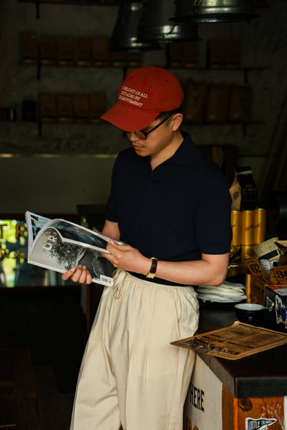 Cotton/Cashmere Classic Polo Navy