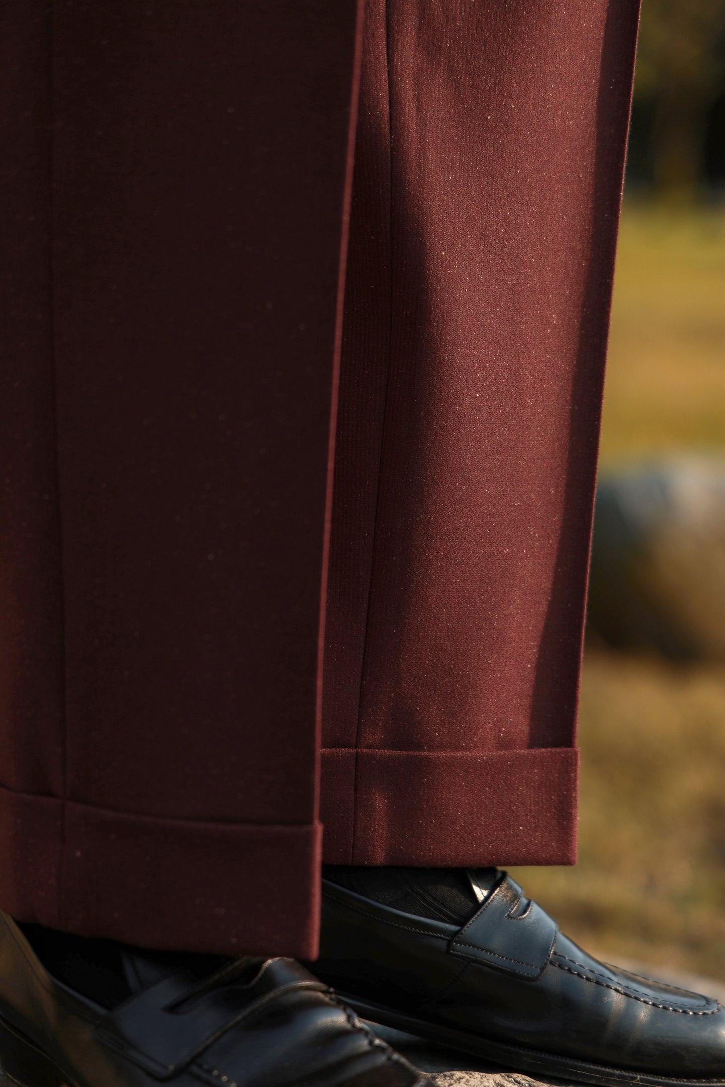 "Colorful Christmas Red" suit trousers 