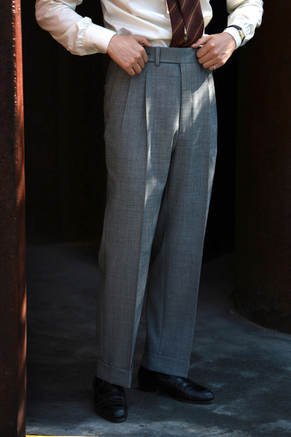 "Meteorite Grey" suit trousers 