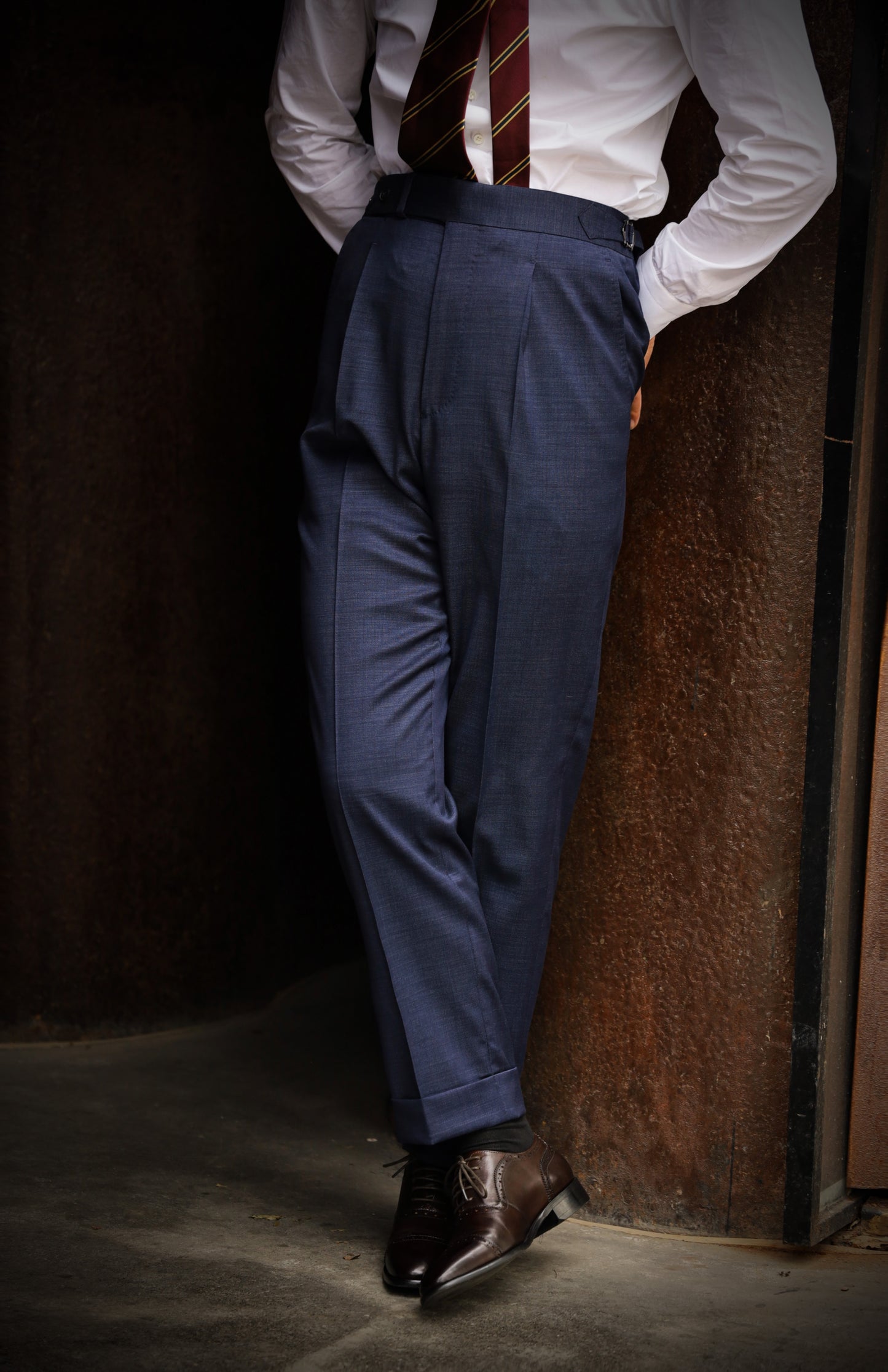 Prussian Blue Suit Trousers 