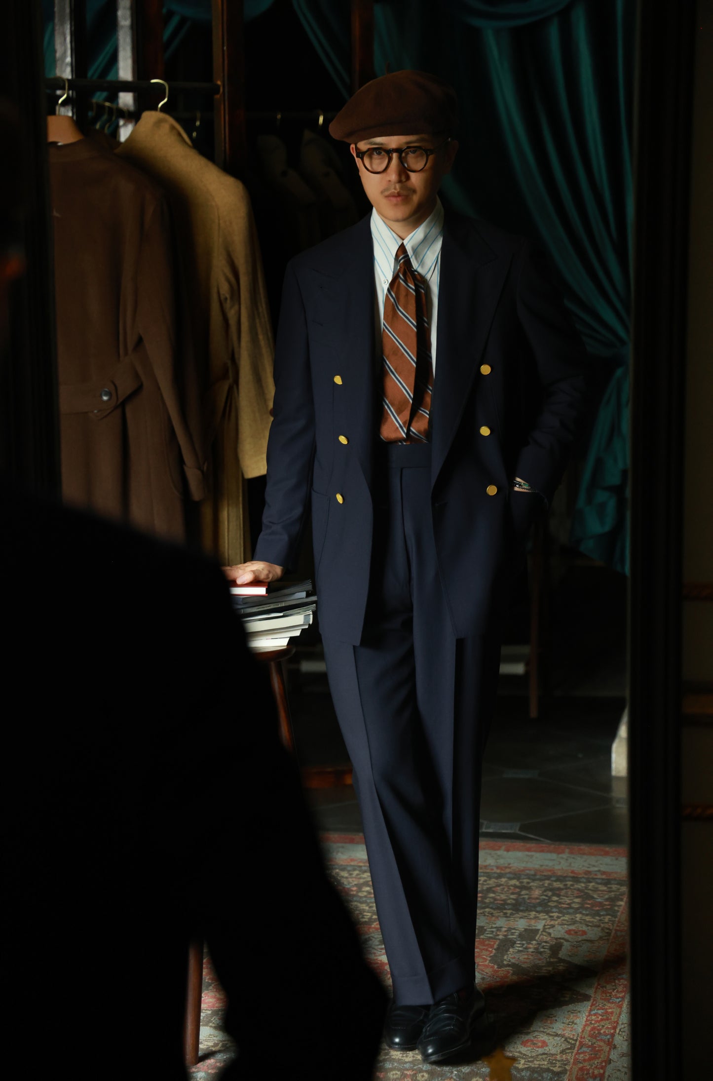 Long Point Button Down Collar Shirt — Glacier Stripe