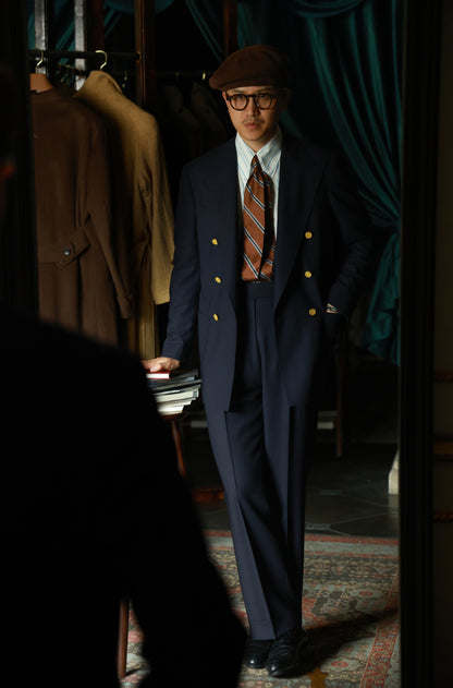 Long Point Button Down Collar Shirt — Glacier Stripe