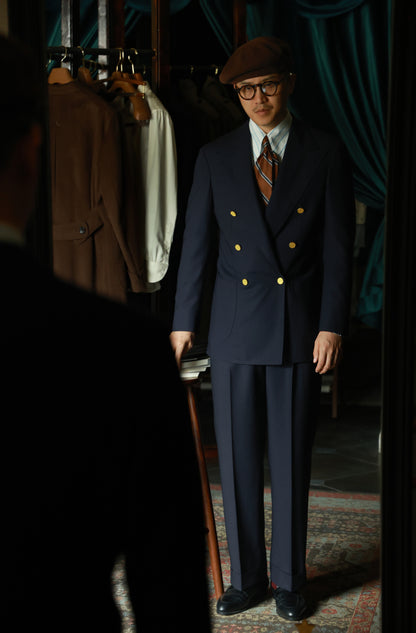 Long Point Button Down Collar Shirt — Glacier Stripe