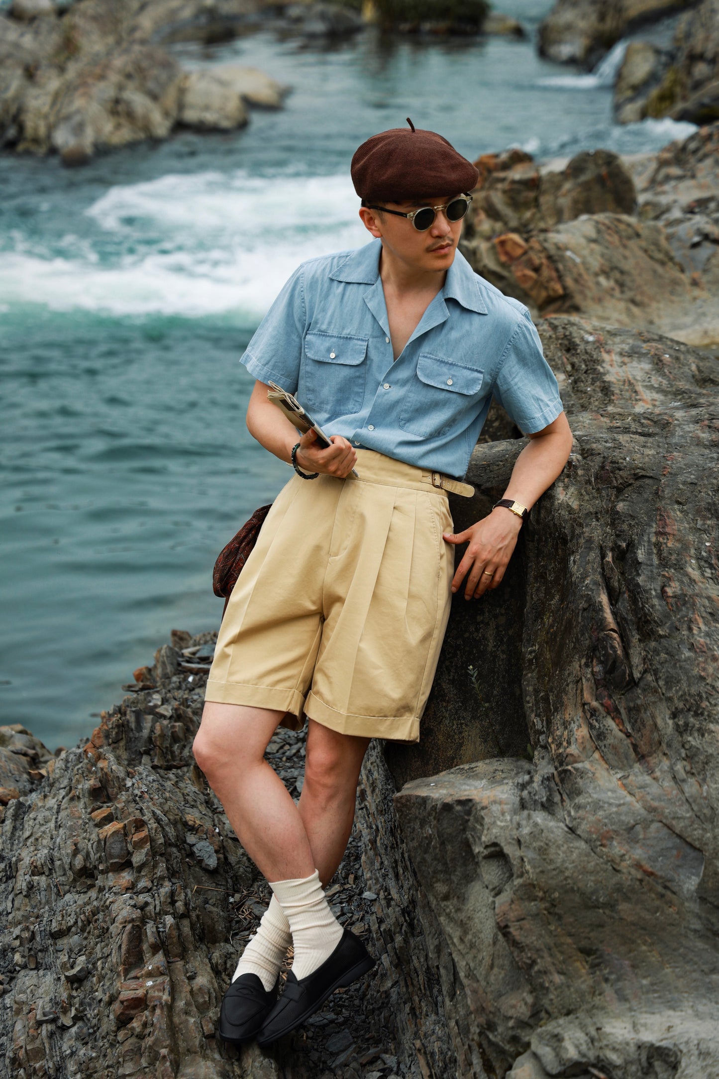 "Wheatstack Color" Gorge Shorts 