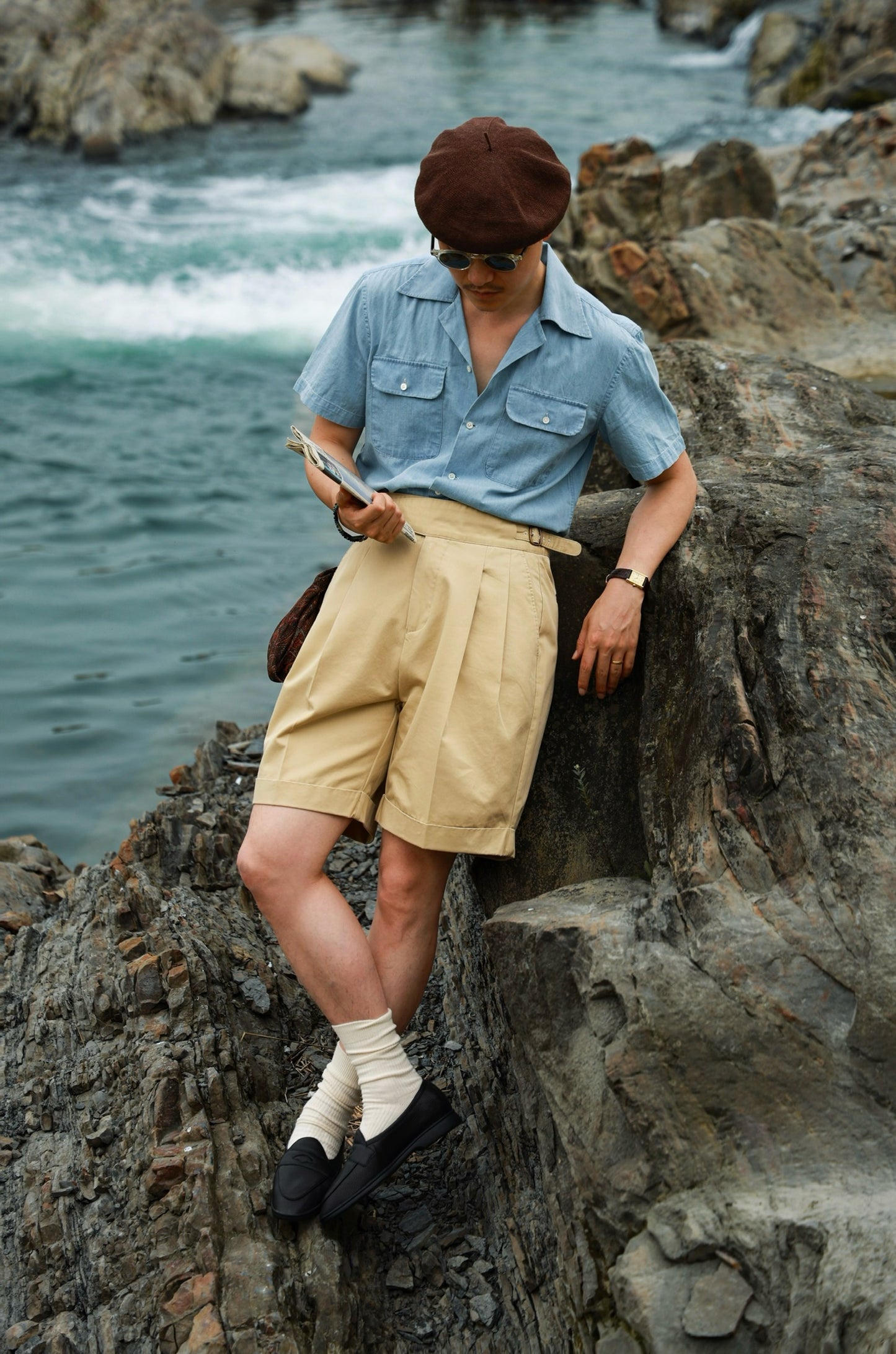 "Wheatstack Color" Gorge Shorts 