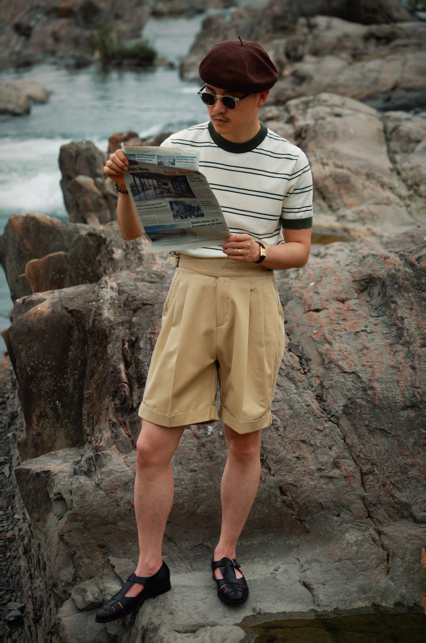 "Wheatstack Color" Gorge Shorts 