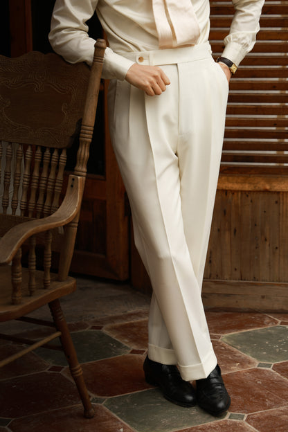 "White Moonlight" suit trousers 