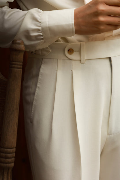 "White Moonlight" suit trousers 