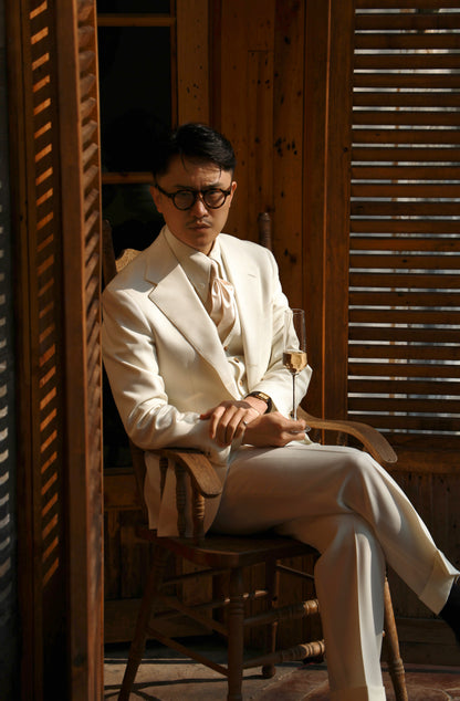 "White Moonlight" suit trousers 