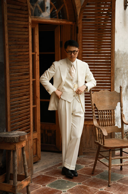 "White Moonlight" suit trousers 