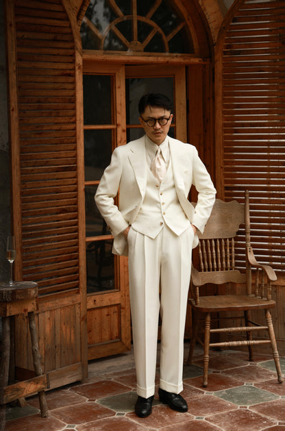 "White Moonlight" suit trousers 