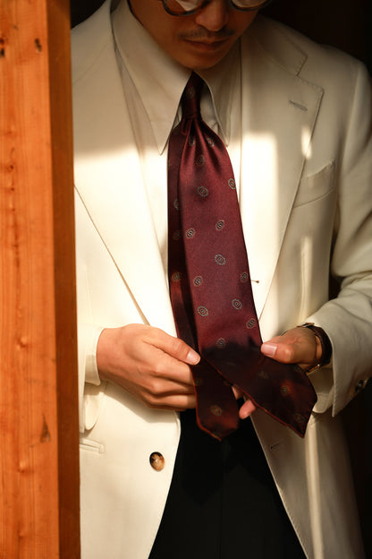 "Mirror Series" tie 3 fold tie 