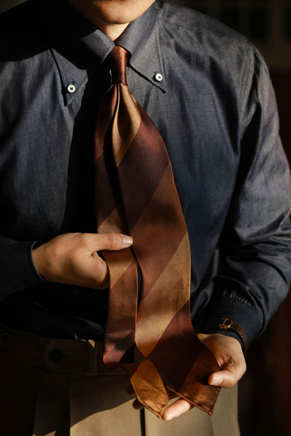 "Natural Series" tie 3 fold tie 