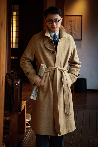 "Wheat Dunes" raglan sleeve Balmark coat 