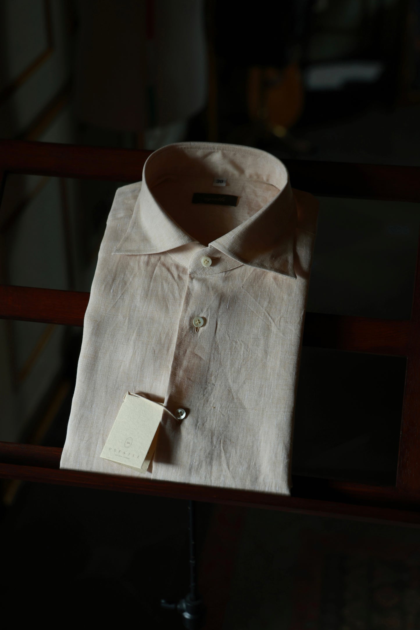 Oatmeal collar shirt 