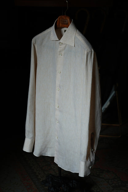 Oatmeal collar shirt 