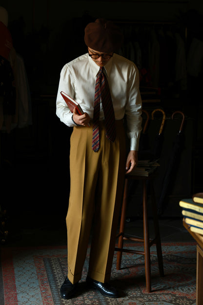 "Autumn Maple Yellow" Suit Trousers 