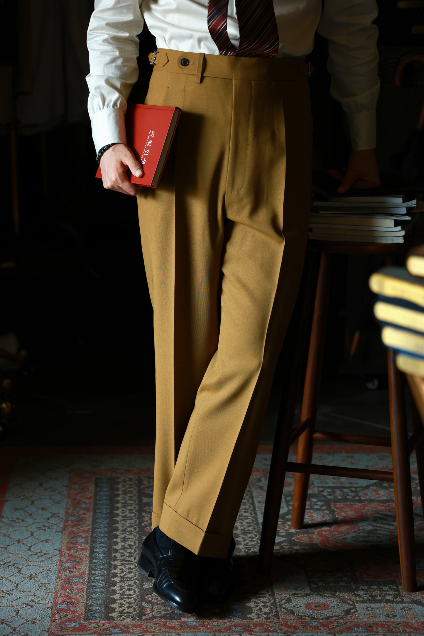 "Autumn Maple Yellow" Suit Trousers 