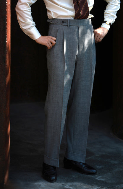 "Meteorite Grey" suit trousers 