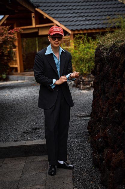 One-piece Collar Shirt — Glacier